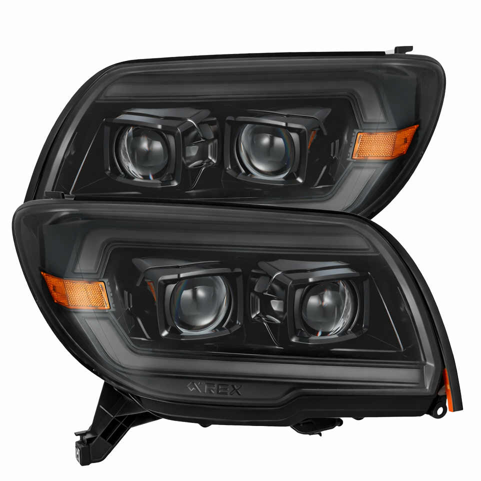Product image 1 showing the AlphaRex headlights identified as ARX880373.
