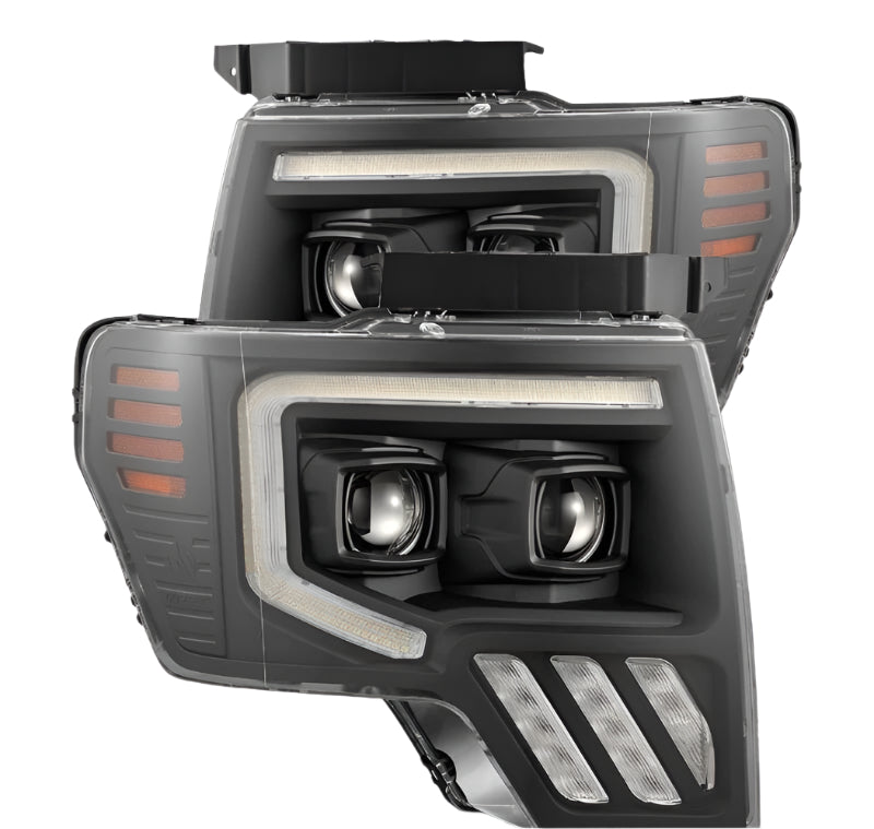 Product image 1 showing the AlphaRex headlights identified as ARX880481.