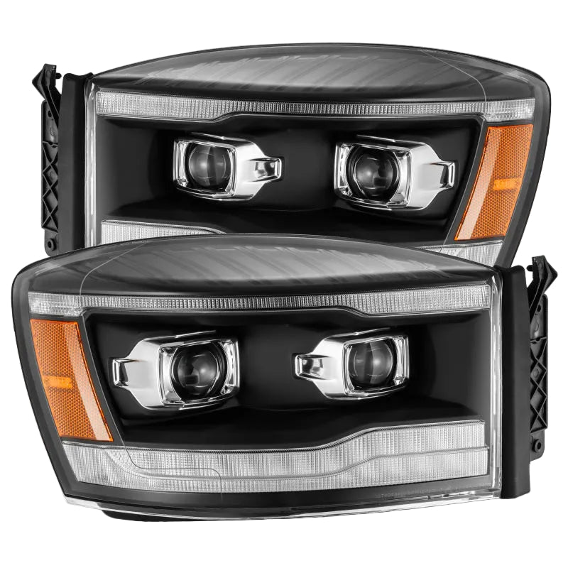 Product image 1 showing the AlphaRex headlights identified as ARX880535.