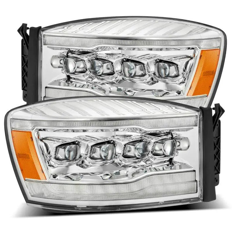 Product image 1 showing the AlphaRex headlights identified as ARX880537.