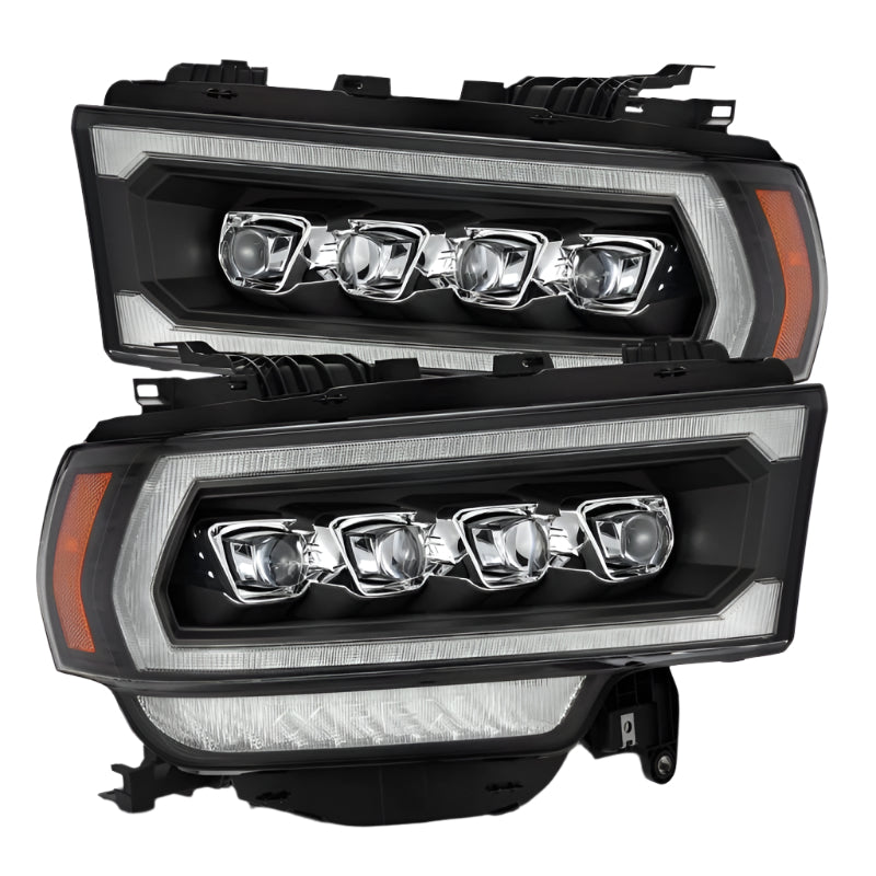Product image 1 showing the AlphaRex headlights identified as ARX880553.