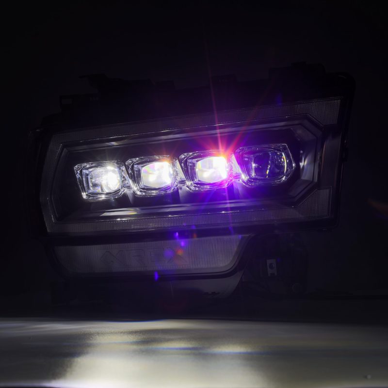Product image 2 showing the AlphaRex headlights identified as ARX880553.