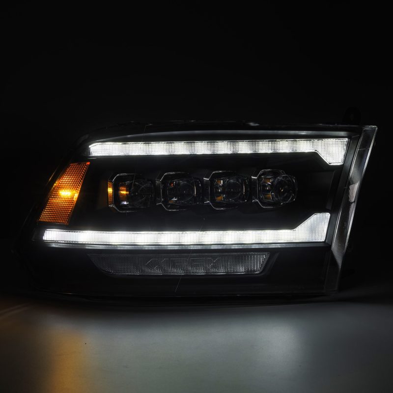 Product image 4 showing the AlphaRex headlights identified as ARX880555.