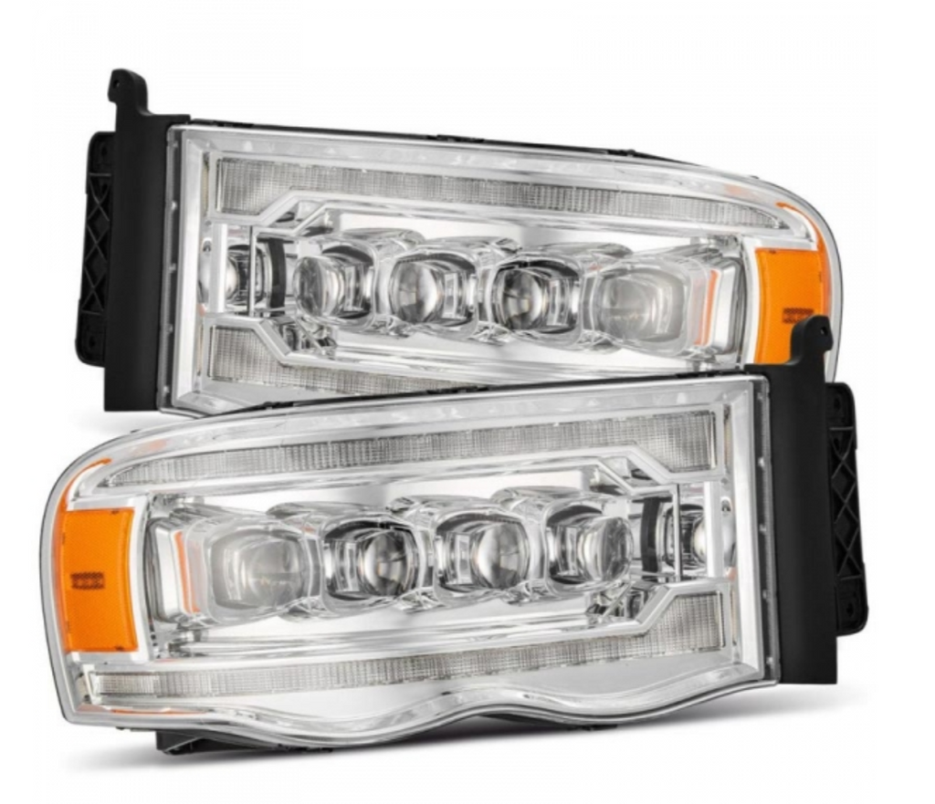 Product image 1 showing the AlphaRex headlights identified as ARX880565.
