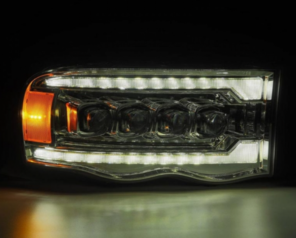 Product image 2 showing the AlphaRex headlights identified as ARX880565.