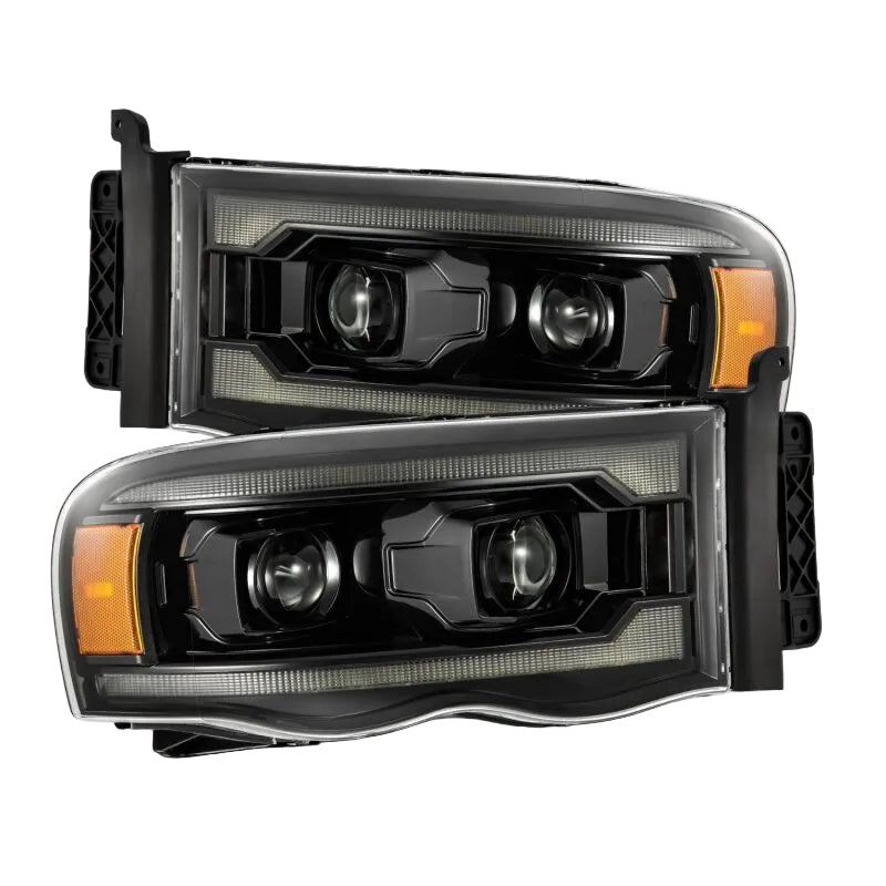 Product image 1 showing the AlphaRex headlights identified as ARX880572.
