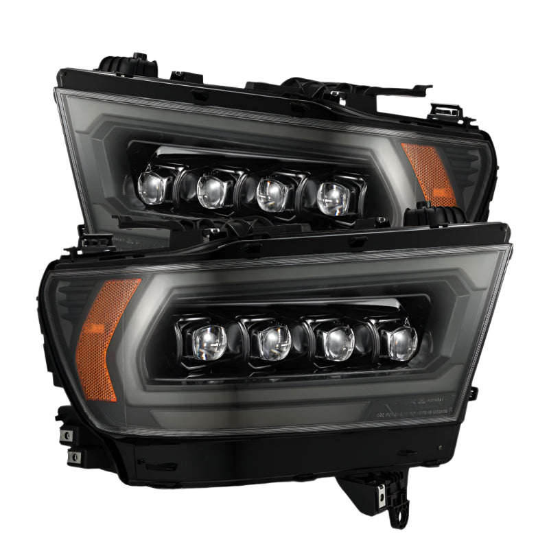 Product image 1 showing the AlphaRex headlights identified as ARX880577.