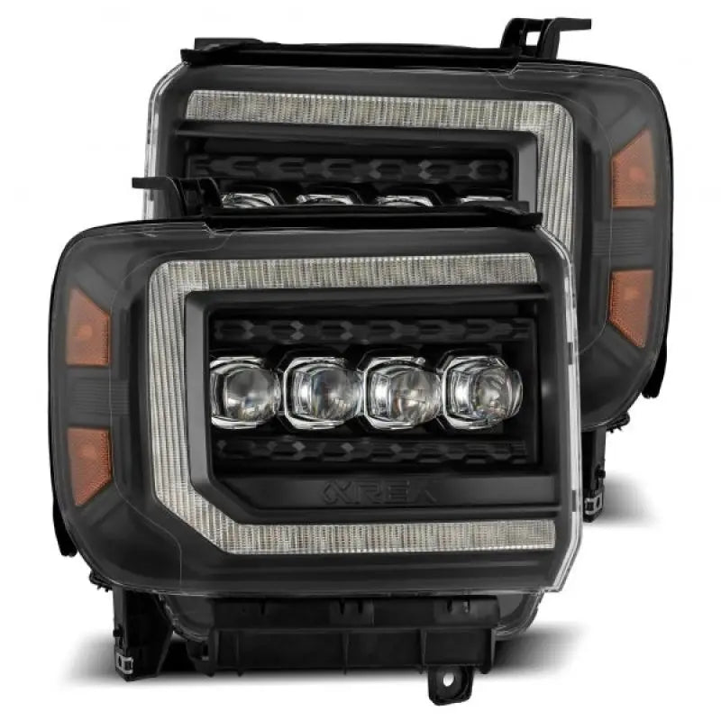 Product image 1 showing the AlphaRex headlights identified as ARX880617.