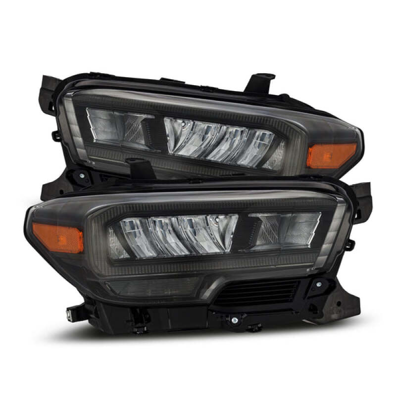 AlphaRex 16-23 Toyota Tacoma LUXX-Series LED Crystal Headlights - Alpha-Black - AlphaRex 880702