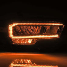 Load image into Gallery viewer, AlphaRex 16-23 Toyota Tacoma LUXX-Series LED Crystal Headlights - Alpha-Black - AlphaRex 880702