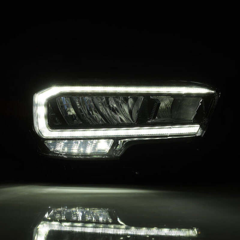 AlphaRex 16-23 Toyota Tacoma LUXX-Series LED Crystal Headlights - Alpha-Black - AlphaRex 880702