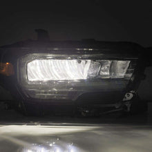 Load image into Gallery viewer, AlphaRex 16-23 Toyota Tacoma LUXX-Series LED Crystal Headlights - Alpha-Black - AlphaRex 880702