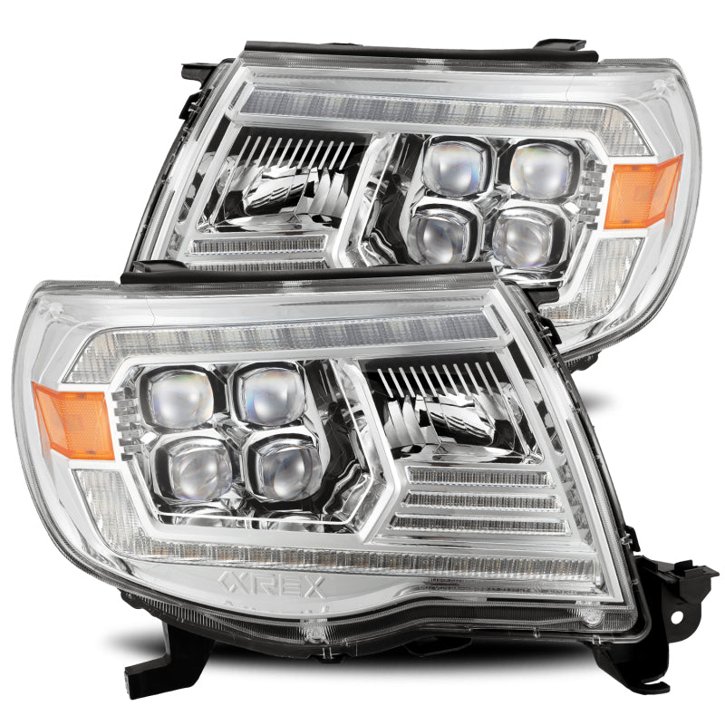 Product image 1 showing the AlphaRex headlights identified as ARX880743.