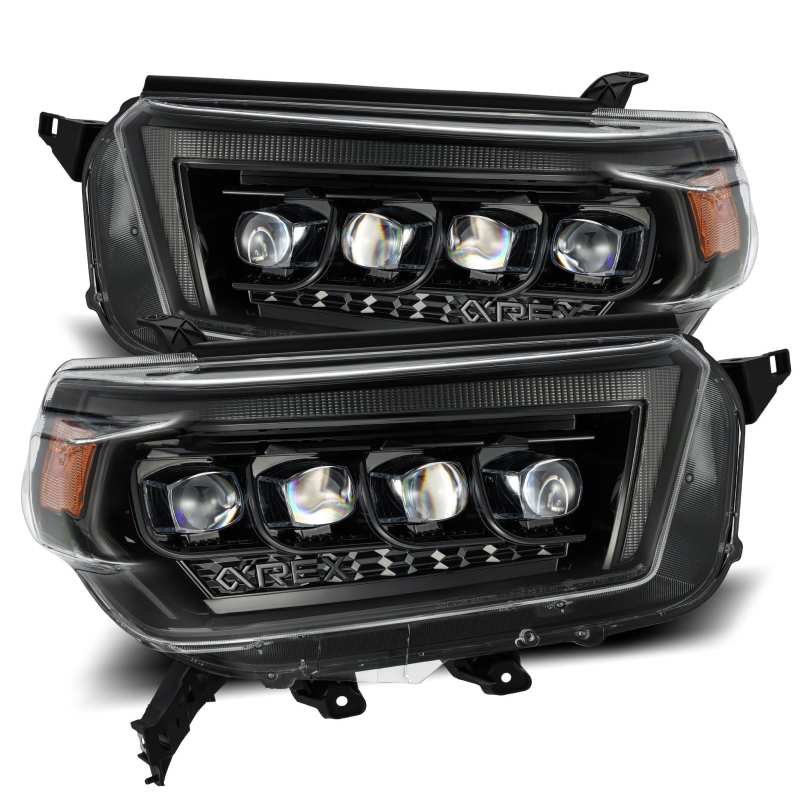 Product image 1 showing the AlphaRex headlights identified as ARX880758.