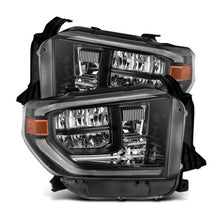 Load image into Gallery viewer, AlphaRex 14-21 Toyota Tundra MK II LUXX Series Crystal Headlights Alpha Black - AlphaRex 880830