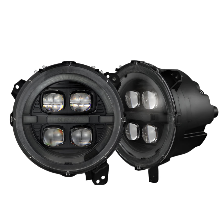 Product image 1 showing the AlphaRex headlights identified as ARX880867.