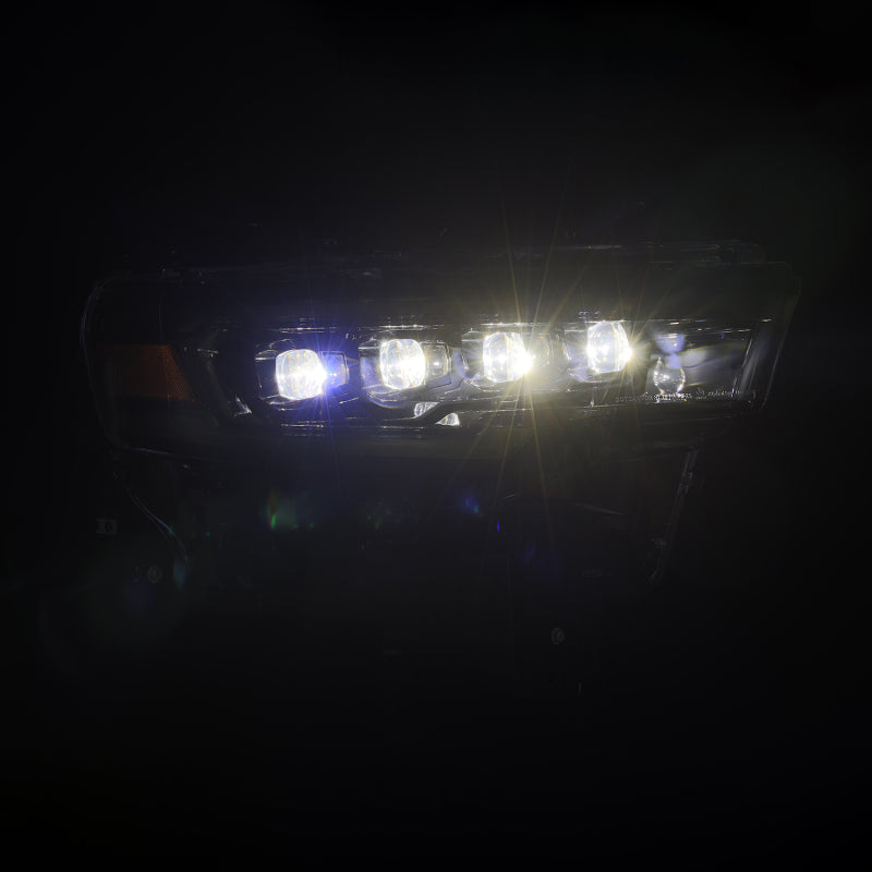 AlphaRex 25-26 Dodge Ram 1500 NOVA LED Proj Headlights- Alpha-Black w/Activ Lit/Seq Signal/Switchbk - AlphaRex 880890
