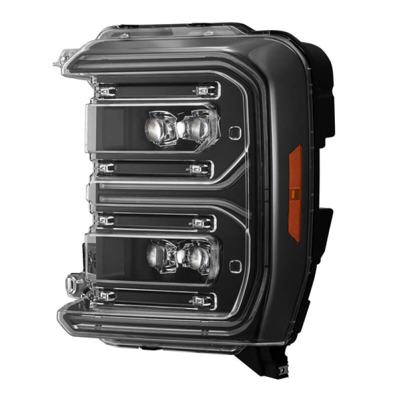 AlphaRex 23-26 Ford F-250 SD NOVA LED Proj Headlights Blk w/Activ Light/Seq Signal/Switchback - AlphaRex ARX880895