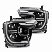 Load image into Gallery viewer, AlphaRex 24-26 Ford Ranger LUXX LED Proj Headlights Alpha Blk w/Activ Light/Seq Signal/Switchback - AlphaRex 880902