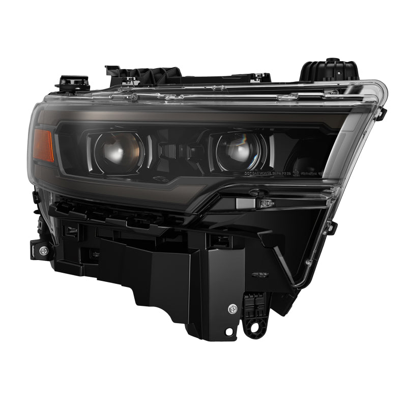 AlphaRex 25-26 Dodge Ram 1500 Luxx LED Proj Headlights -Alpha Black w/Activ Lit/Seq Signal/Switchbk - AlphaRex 880906
