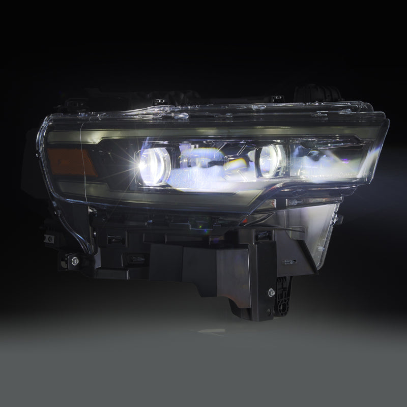 AlphaRex 25-26 Dodge Ram 1500 Luxx LED Proj Headlights -Alpha Black w/Activ Lit/Seq Signal/Switchbk - AlphaRex 880906