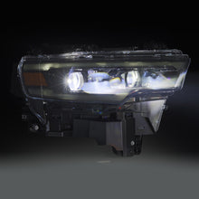 Load image into Gallery viewer, AlphaRex 25-26 Dodge Ram 1500 Luxx LED Proj Headlights -Alpha Black w/Activ Lit/Seq Signal/Switchbk - AlphaRex 880906