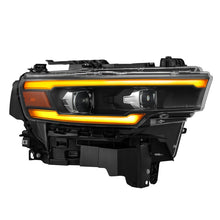 Load image into Gallery viewer, AlphaRex 25-26 Dodge Ram 1500 Luxx LED Proj Headlights -Black w/Activ Lit/ Seq Signal/Switchbk DRL - AlphaRex 880907