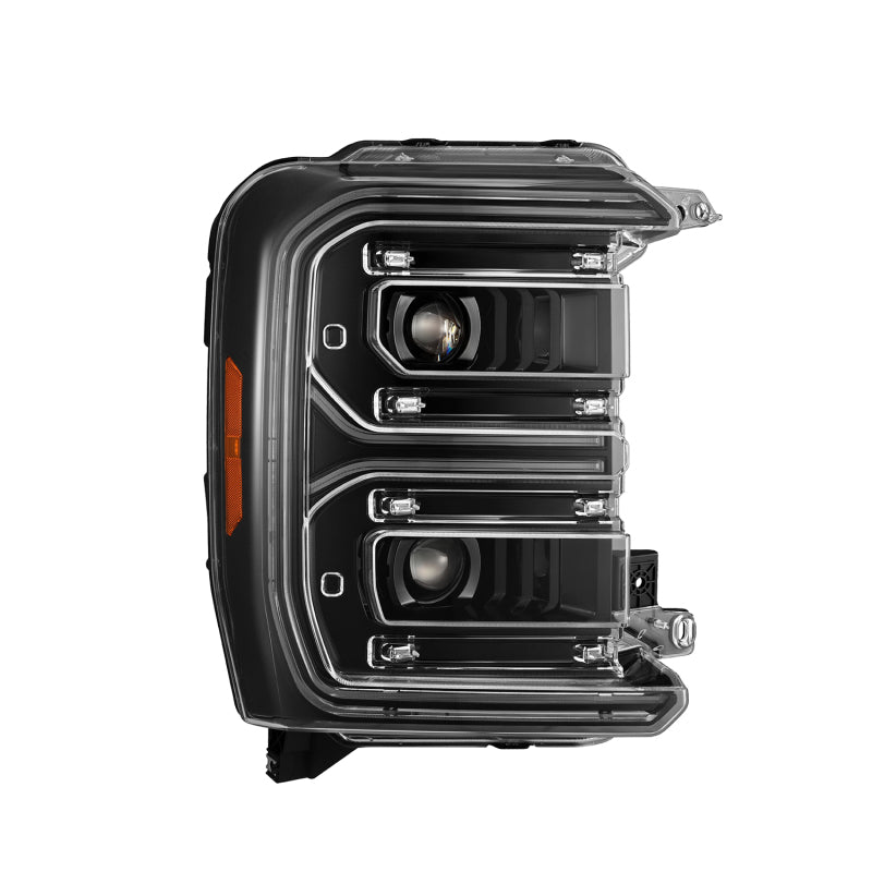 AlphaRex 880908 LUXX LED Projector Headlights for 2023-2026 Ford F-250/F-350 - Alpha-Black - AlphaRex ARX880908