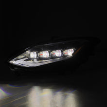Load image into Gallery viewer, AlphaRex Nissan Z NOVA-Series headlight with projector beam illuminated