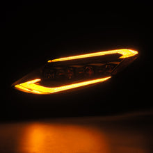 Load image into Gallery viewer, AlphaRex Nissan Z NOVA-Series headlight with amber turn signal illuminated
