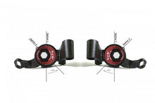 Load image into Gallery viewer, Close-up of urethane bushing and offset caster adjustment feature