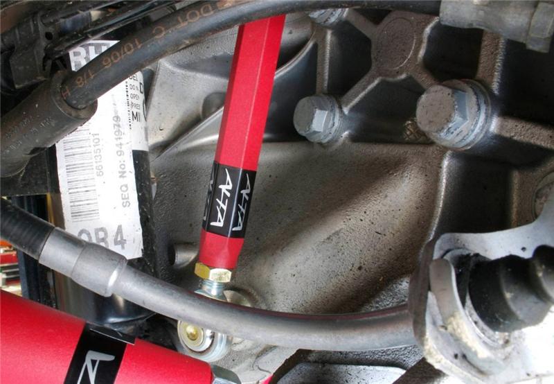 Pair kit with hardware and red powdercoat finish