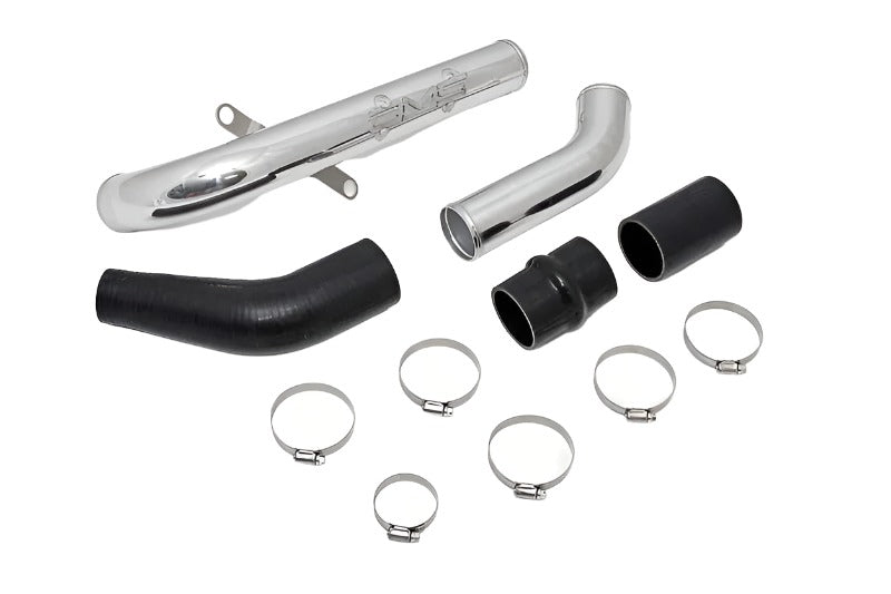 AMS Performance 08-15 Mitsubishi EVO X Upper I/C Pipe - Black Powder Coat - Black Ops Auto Works