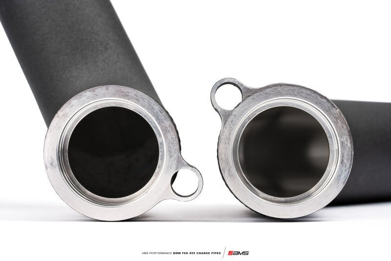AMS Performance 15-18 BMW M3 / 15-20 BMW M4 w/ S55 3.0L Turbo Engine Charge Pipes - Black Ops Auto Works
