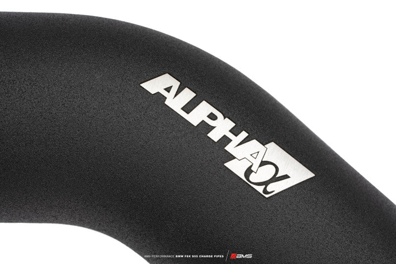 AMS Performance 15-18 BMW M3 / 15-20 BMW M4 w/ S55 3.0L Turbo Engine Charge Pipes - Black Ops Auto Works