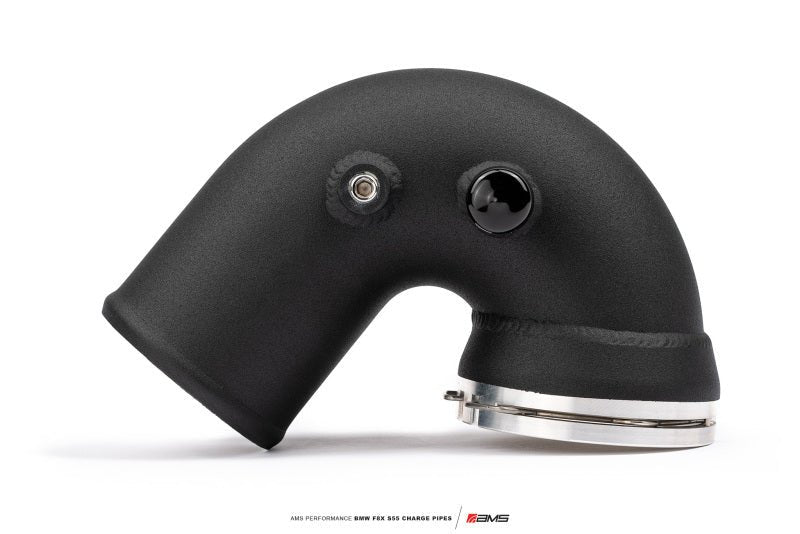 AMS Performance 15-18 BMW M3 / 15-20 BMW M4 w/ S55 3.0L Turbo Engine Charge Pipes - Black Ops Auto Works