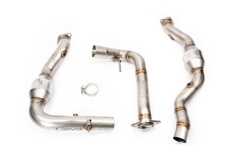 AMS Performance 17-20 Ford Raptor 3.5L Ecoboost Street Downpipes - Black Ops Auto Works