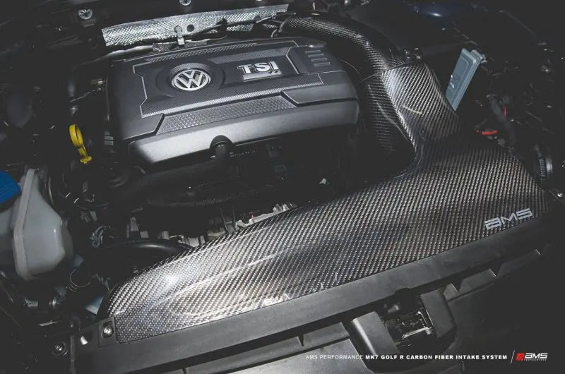 AMS Performance 2015+ VW Golf R MK7 Carbon Fiber Intake - Black Ops Auto Works