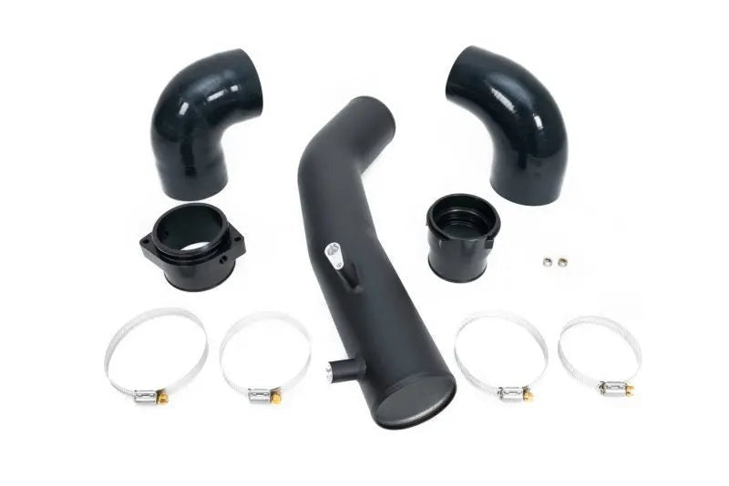 AMS Performance 2020+ Toyota Supra A90 Aluminum 3in Charge Pipe Kit - Black Ops Auto Works