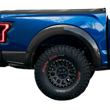 Load image into Gallery viewer, Installed view of both rear fender flares showcasing OEM-style fit and finish