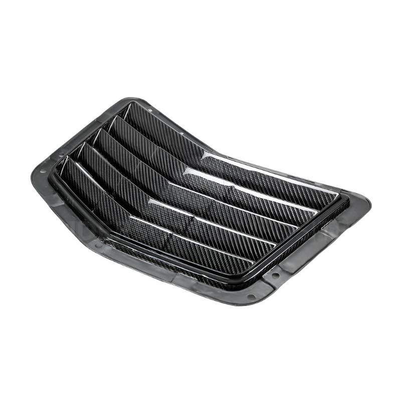 Anderson Composites Corvette C7 Stingray Carbon Fiber Hood Vent – angled view