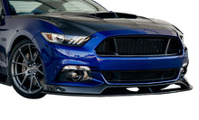 Load image into Gallery viewer, Detail view of carbon fiber texture and aerodynamic shape of Anderson Composites grille