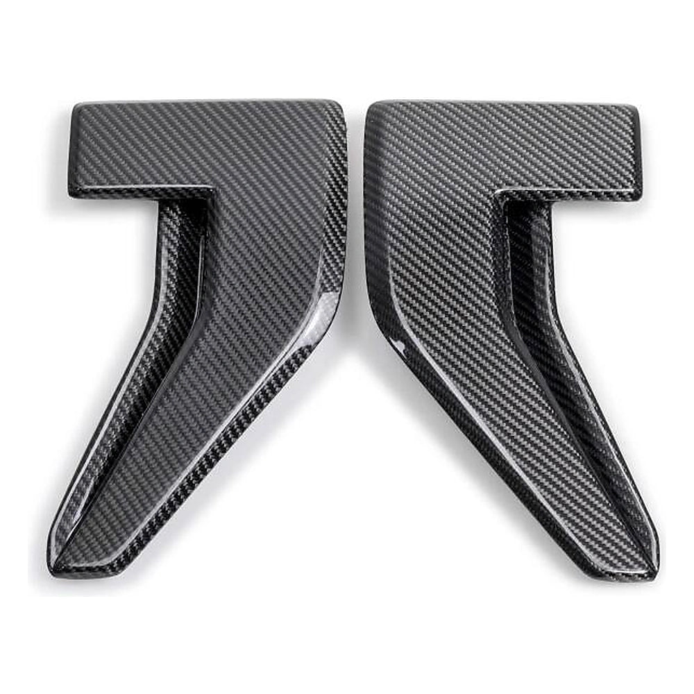 Anderson Composites AC-FD21FDF150 carbon fiber fender vents, front view