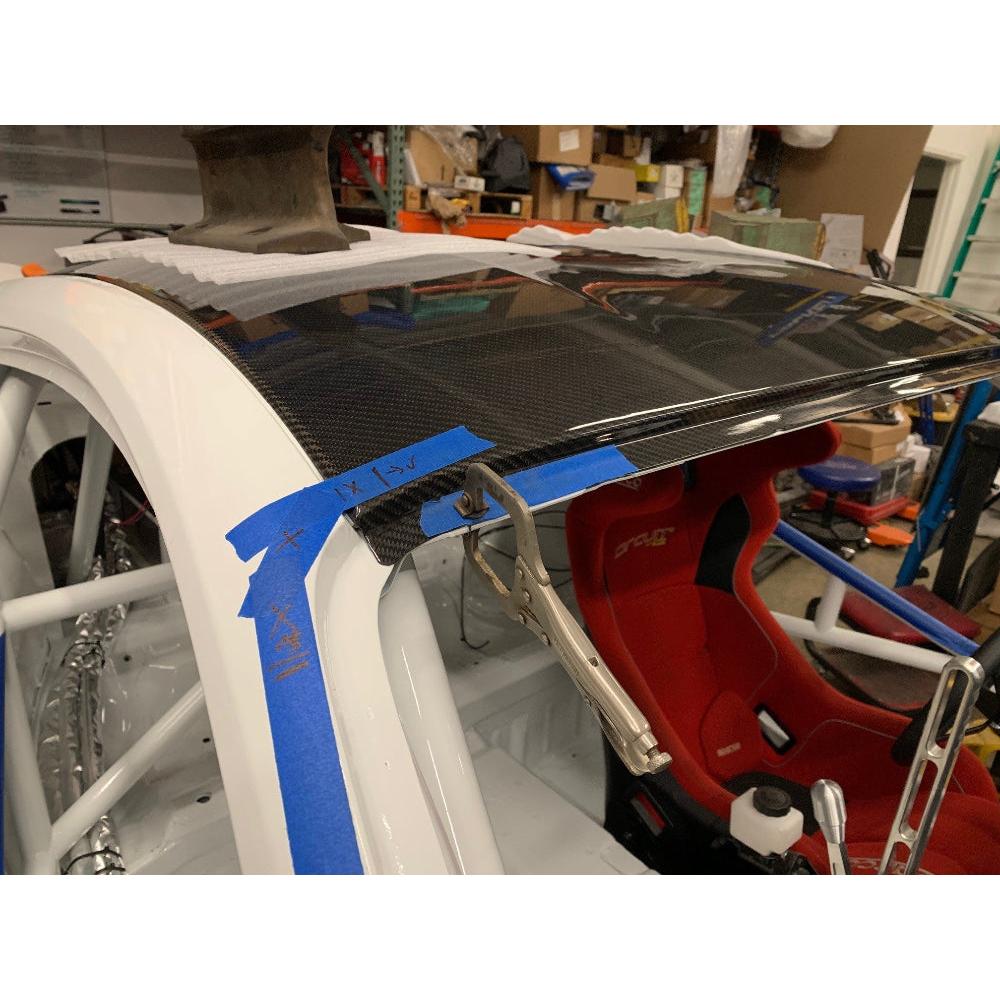 Anderson Composites 2015-2024 Ford Mustang Dry Carbon Roof Replacement (Full Replacement) - Anderson Composites AC-CR15FDMU-D