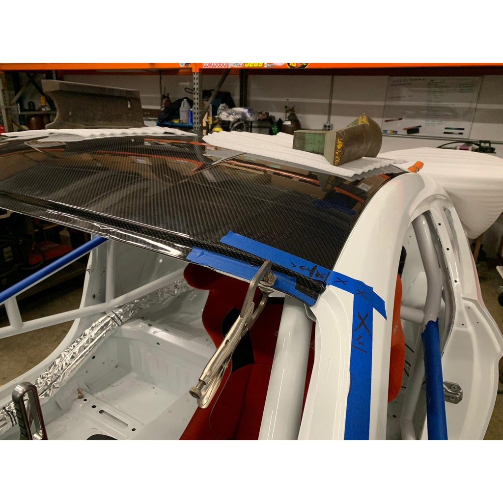Anderson Composites 2015-2024 Ford Mustang Dry Carbon Roof Replacement (Full Replacement) - Anderson Composites AC-CR15FDMU-D