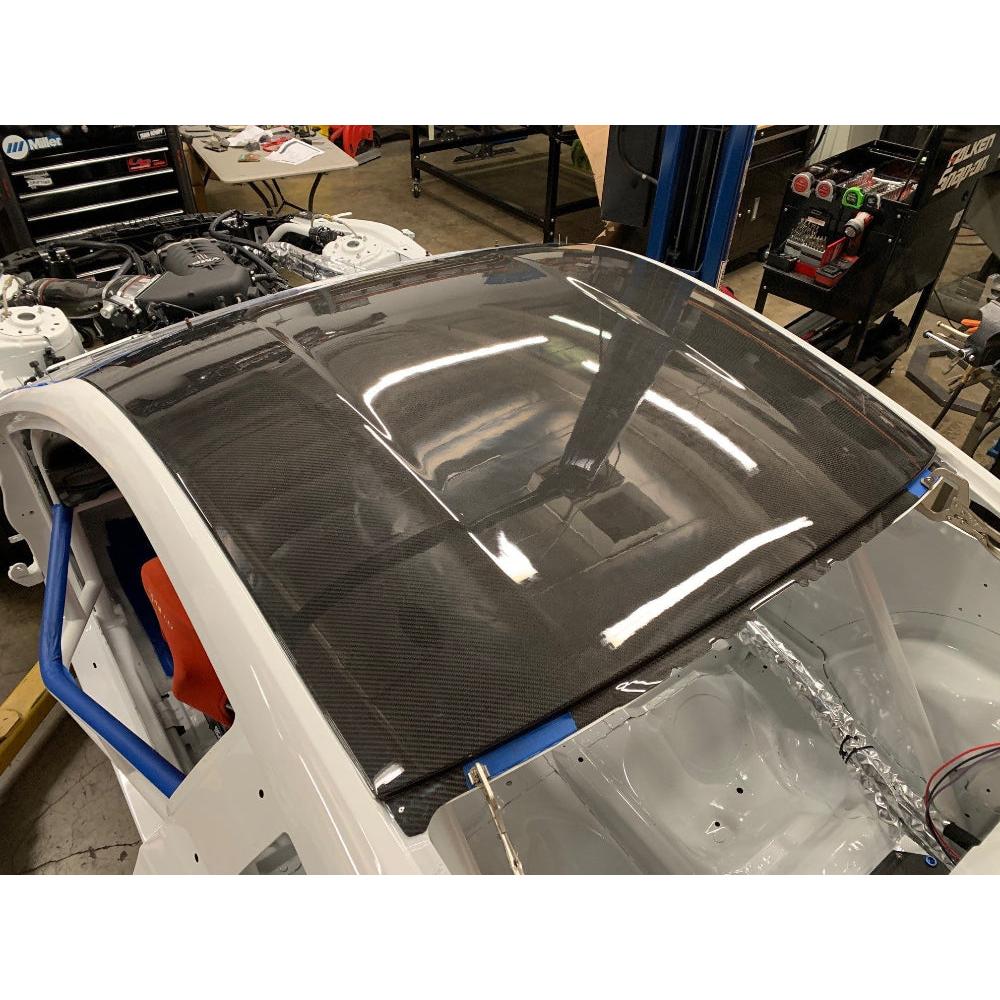 Anderson Composites 2015-2024 Ford Mustang Dry Carbon Roof Replacement (Full Replacement) - Anderson Composites AC-CR15FDMU-D