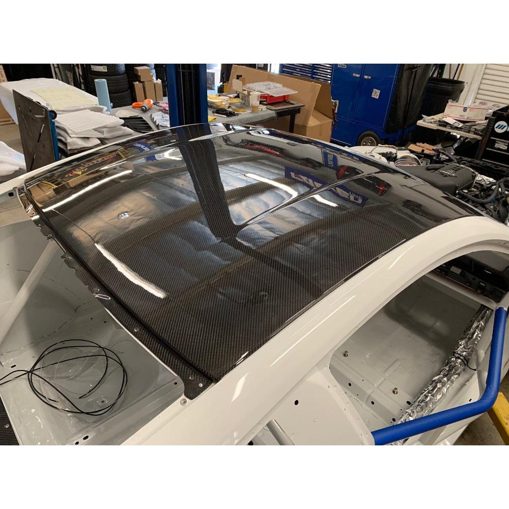 Anderson Composites 2015-2024 Ford Mustang Dry Carbon Roof Replacement (Full Replacement) - Anderson Composites AC-CR15FDMU-D