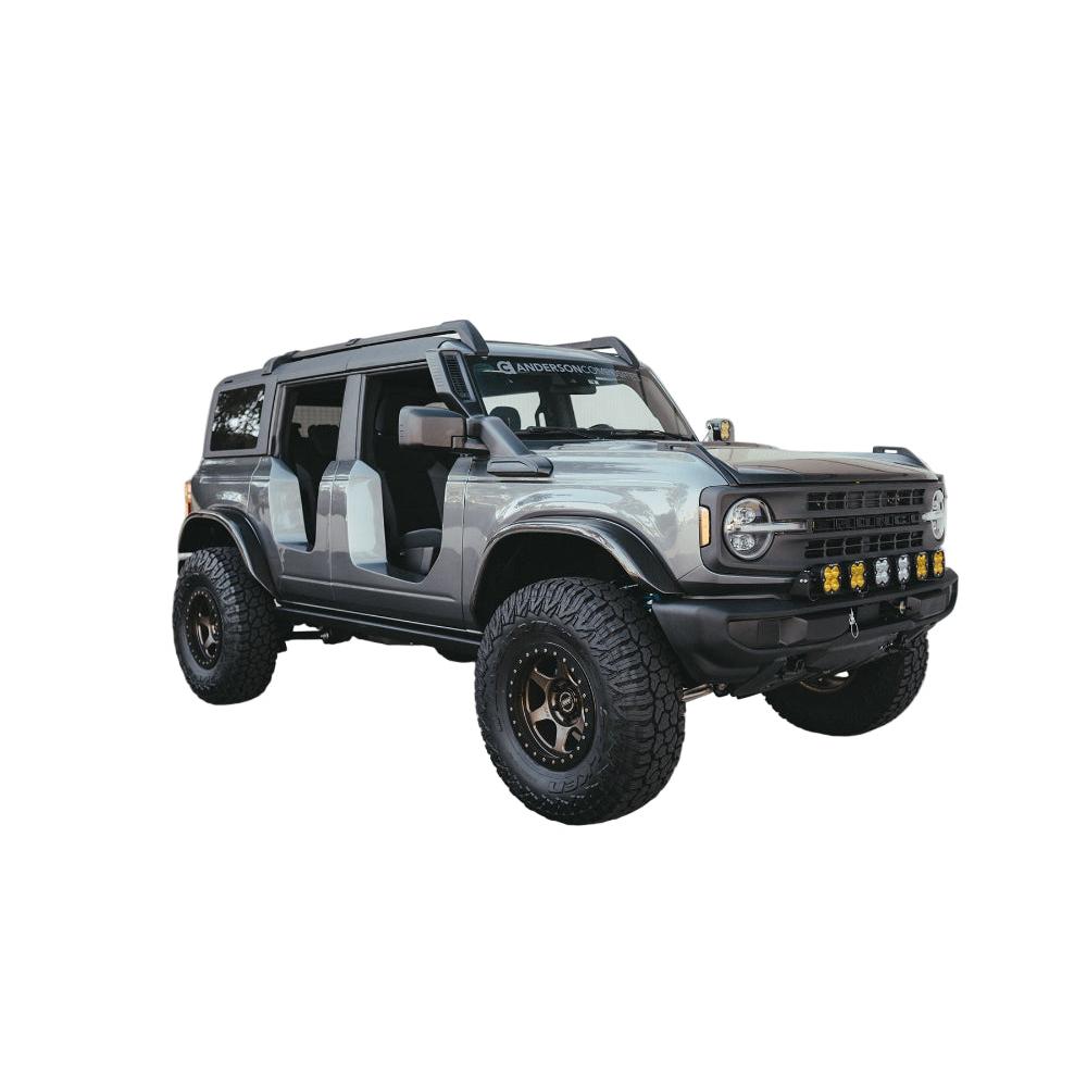 Anderson Composites 2021+ Ford Bronco 4DR Fiberglass Front Roadster Doors (Pair) - Anderson Composites AC-DD21FDBR4D-RD-F-GF
