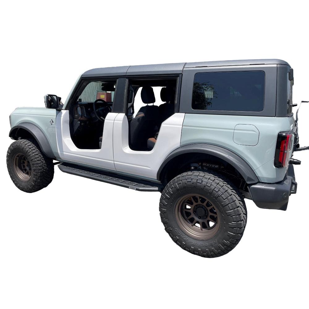Anderson Composites 2021+ Ford Bronco 4DR Fiberglass Front Roadster Doors (Pair) - Anderson Composites AC-DD21FDBR4D-RD-F-GF