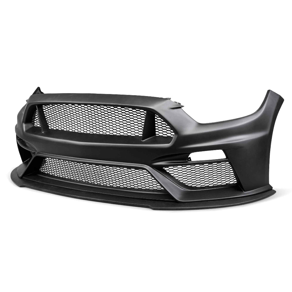 Anderson Composites 2015-2017 Ford Mustang Type-TT Front Bumper Fiberglass - Anderson Composites AC-FB15FDMU-TT-GF